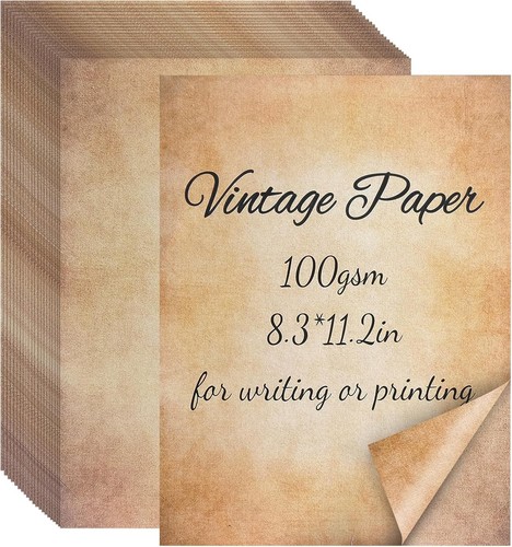 100gsm vintage letter paper - 100gsm,