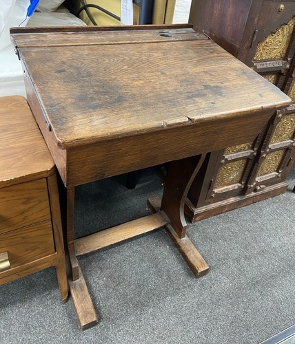 Children school wooden desk - school,