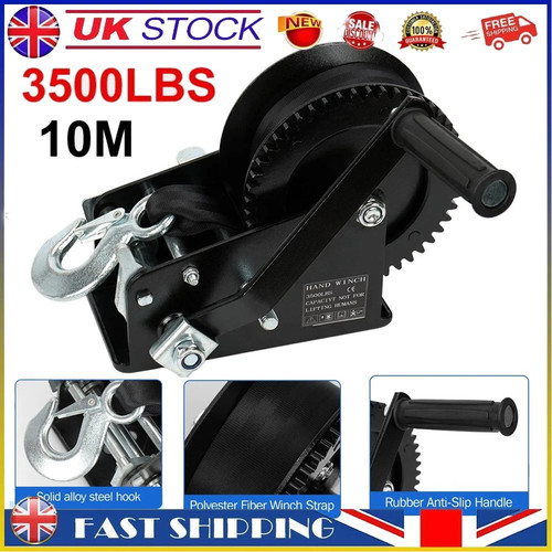 3500lbs hand winch - hand, gear