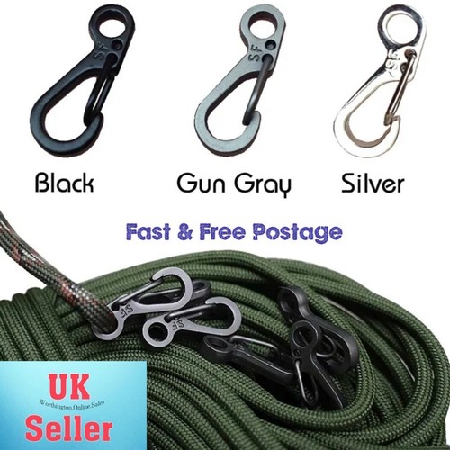 Small carabiner clip snap - x3,