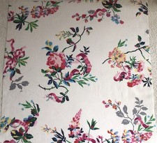 Ribbon Rose Cream Cath Kidston FQ 50cmx50cm Square Lightweight cotton fabric new