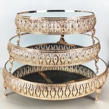 3 Pcs Round Wedding Cake
