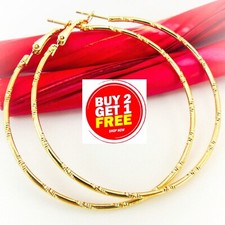 NEW PAIR OF LARGE 60MM BIG 9CT