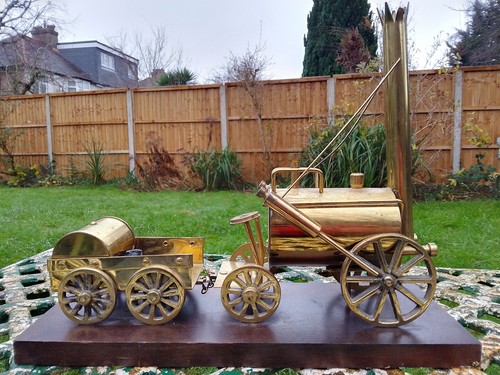 Vintage brass model - brass, of