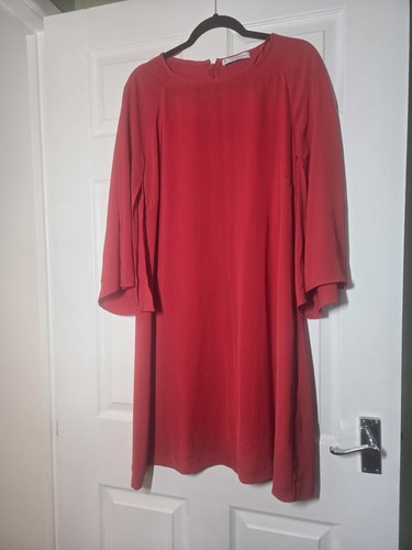 Violetta mango red cape - by,
