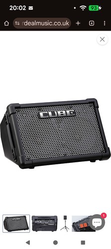 Roland cube street battery - roland, ex