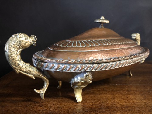 Hammered copper and - copper,
