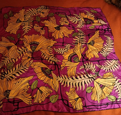 Jacqmar silk scarf geometric - jacqmar,