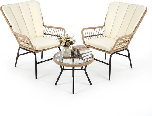 3pcs patio rattan - patio, bistro