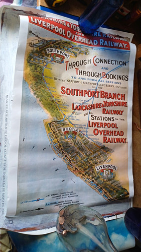 Vintage railway poster - ,