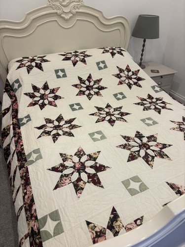 Amish quilted bedspread - amish, double
