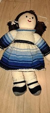 Vintage Hand-Knitted Rag Doll