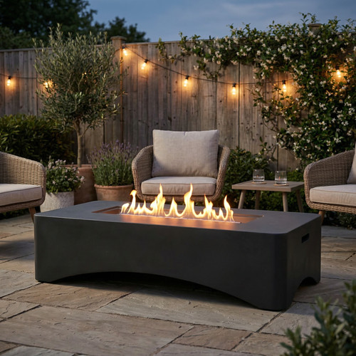Propane fire pit - propane, table