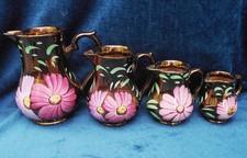 Graduated set wade lustre jugs - graduated,
