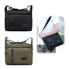 Men's Canvas Bag Military Travel Hiking Cross Body Shoulder Bag Messenger Retro