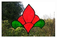 Edwardian Stained Glass Effect Window Decor Cling