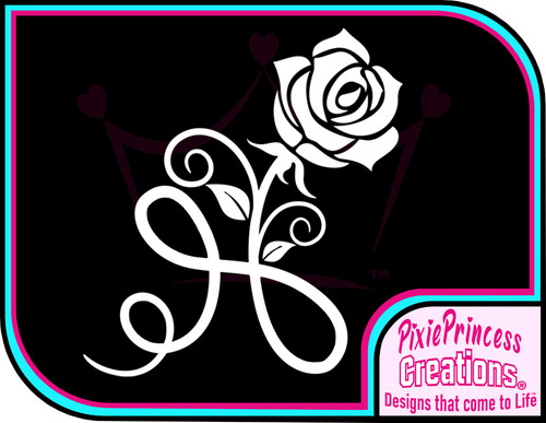 Flower rose pretty vinyl - d,
