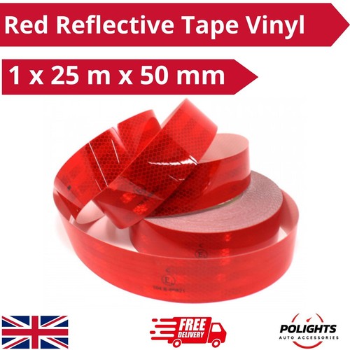High visibility red 25m - visibility,