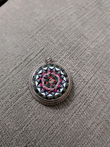 Vintage micro mosaic pendant - micro,