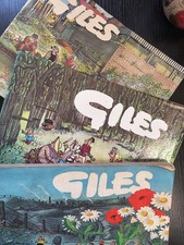 Giles Cartoon Books, Set Of 3