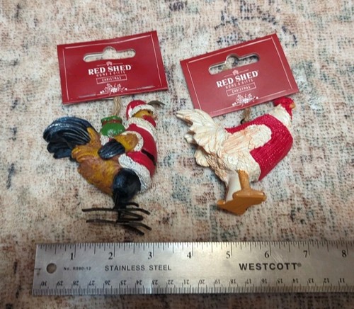 Red shed santa brown - red,