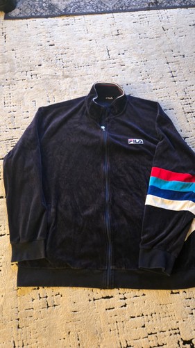 Fila velour track jacket - track,
