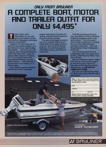1984 bayliner capri bowrider - 1984,