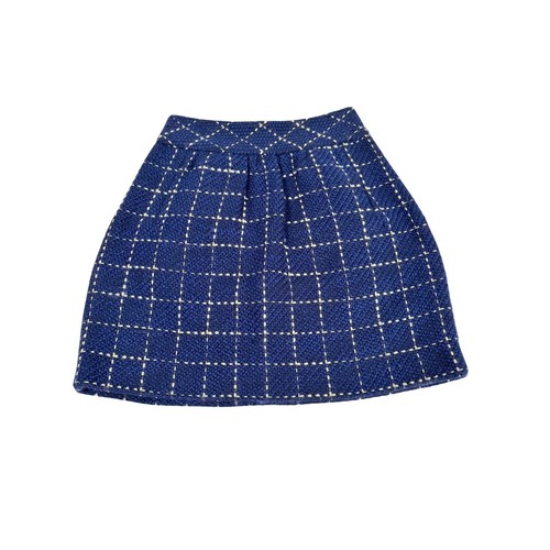 Maeve anthropologie blue grid - anthropologie,