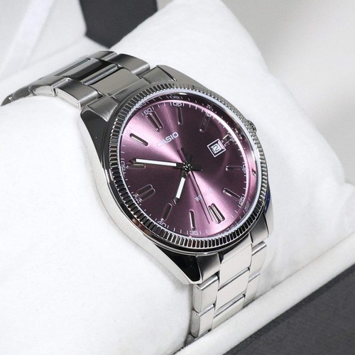 Casio mens vintage purple dial - mens,