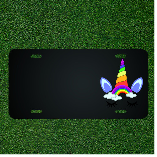 Rainbow unicorn horn tropical - rainbow,