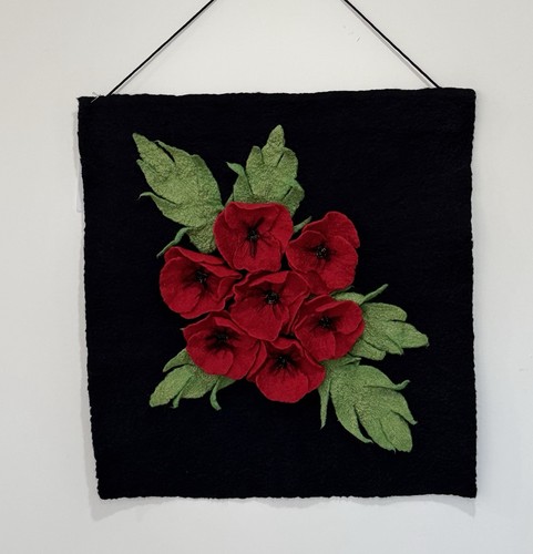 Original textile art felted - textile, art,