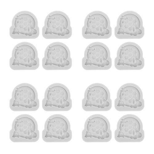 16pcs reusable silicone bee - 16pcs,