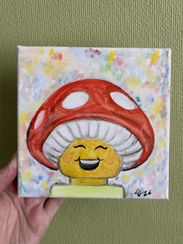 Mushroom girl lego minifigure - girl,