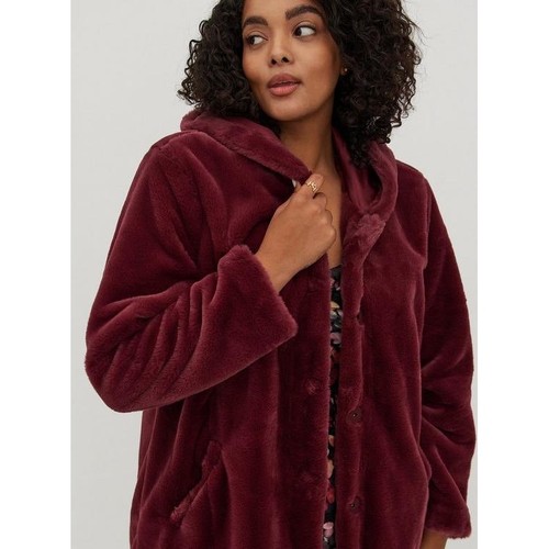 Torrid burgundy faux fur - burgundy,