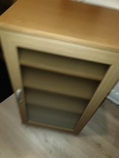 Contemporary Shoe Storage Cabinet - Oak Effect
