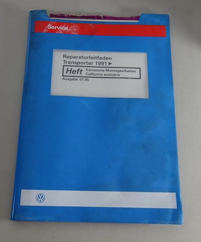 Workshop manual bus - workshop, vw