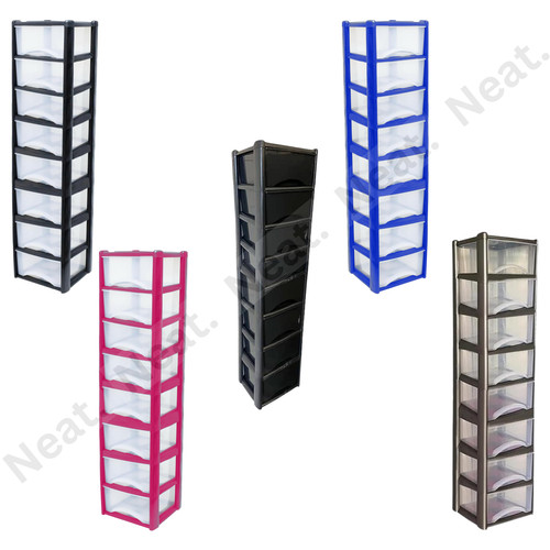Drawer plastic storage tower - storage,