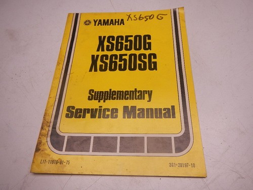 1980 yamaha supplementary - yamaha,