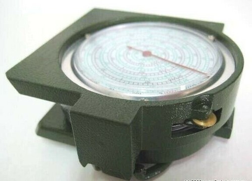 Metal map measuring marching - map,