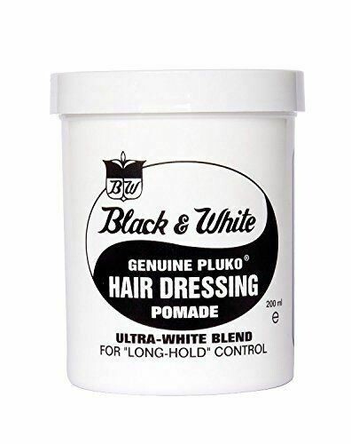 Black and white pomade pluko - and,