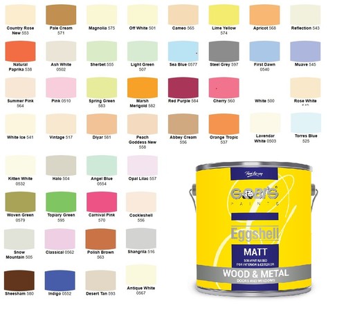 Matt eggshell colour white - eggshell,