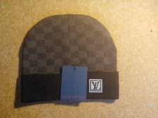 LV Beanie Black and Grey