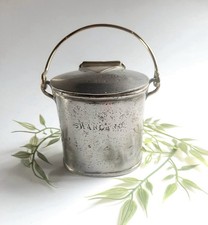 Antique Cream Dairy Pail