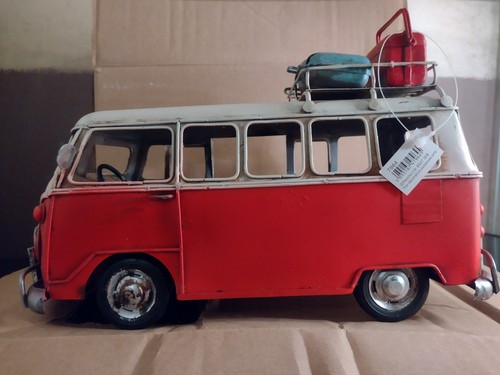 Red campervan vintage - red, model