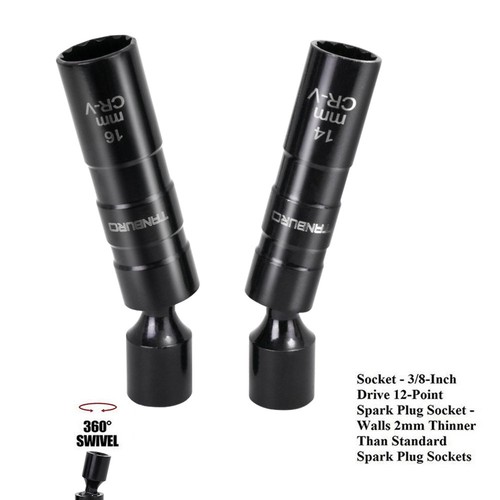 2pcs 16mm spark plug socket - 14+16mm,
