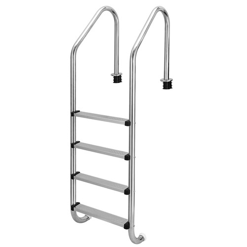 Ladder stainless steel 4 - stainless, 2/4