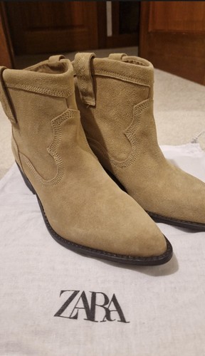 Zara western style chamois - western,