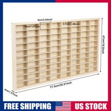 80 Grids Wooden Display Case