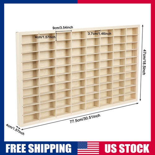 Grids wooden display case - wooden,