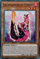 SAST-EN005 SALAMANGREAT FOXER COMMON 1ST EDITION YuGiOh CARD